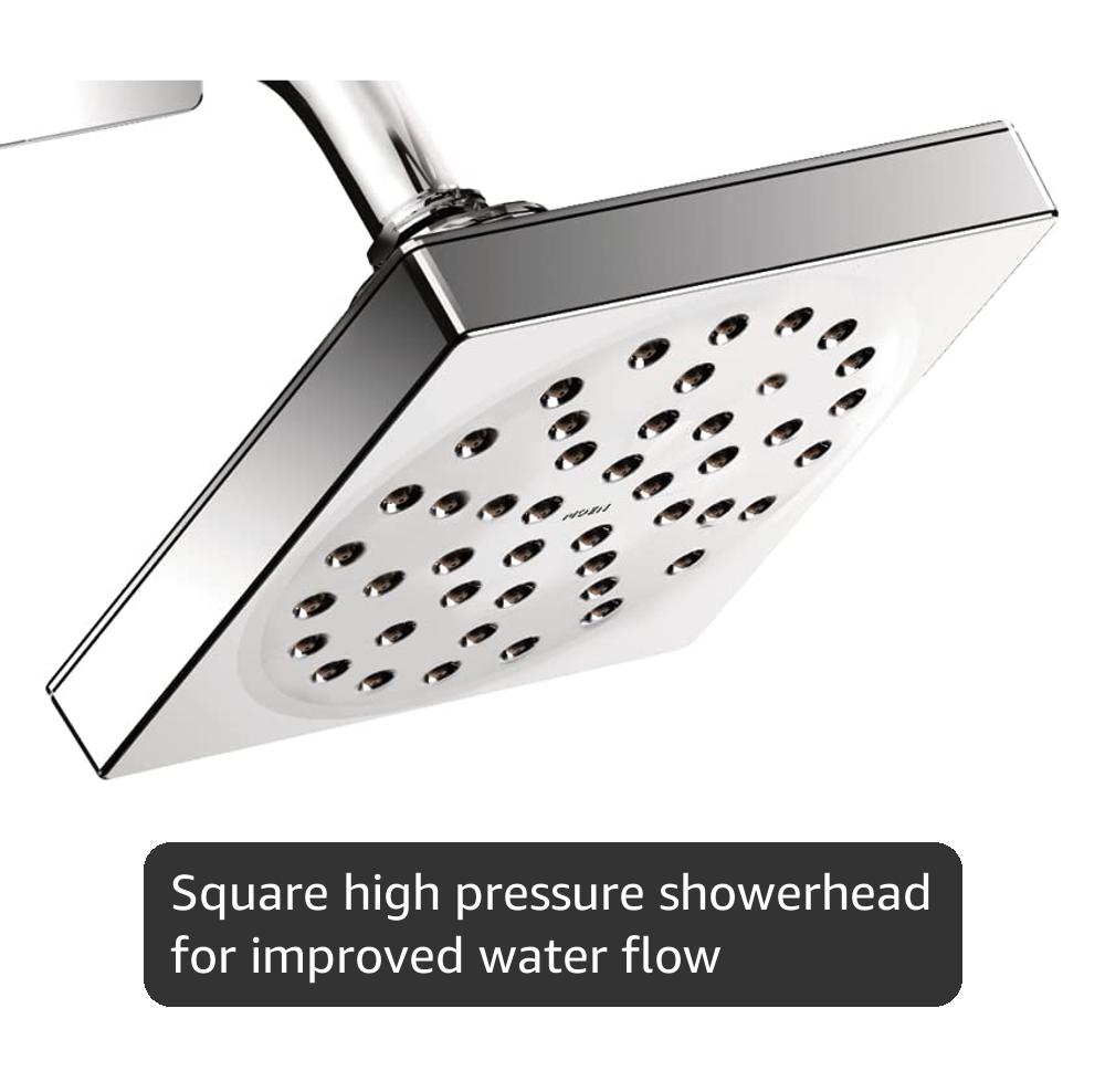 Moen TS2712 Posi-Temp Square High Pressure Shower Head and Single