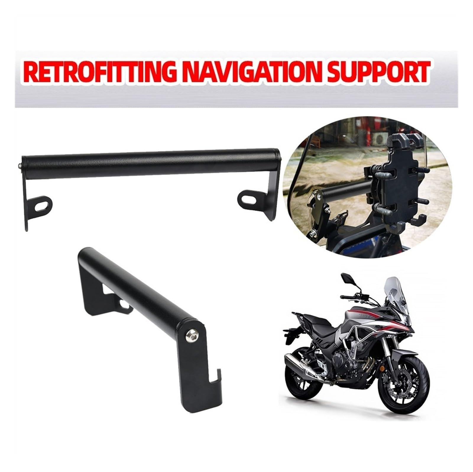 Motorcycle Mobile Phone Holder Stand Support GPS Navigation Bracket Accessories Compatible with VOGE 500DS 500DSX 300DS DSX 500 DSX 300 DS