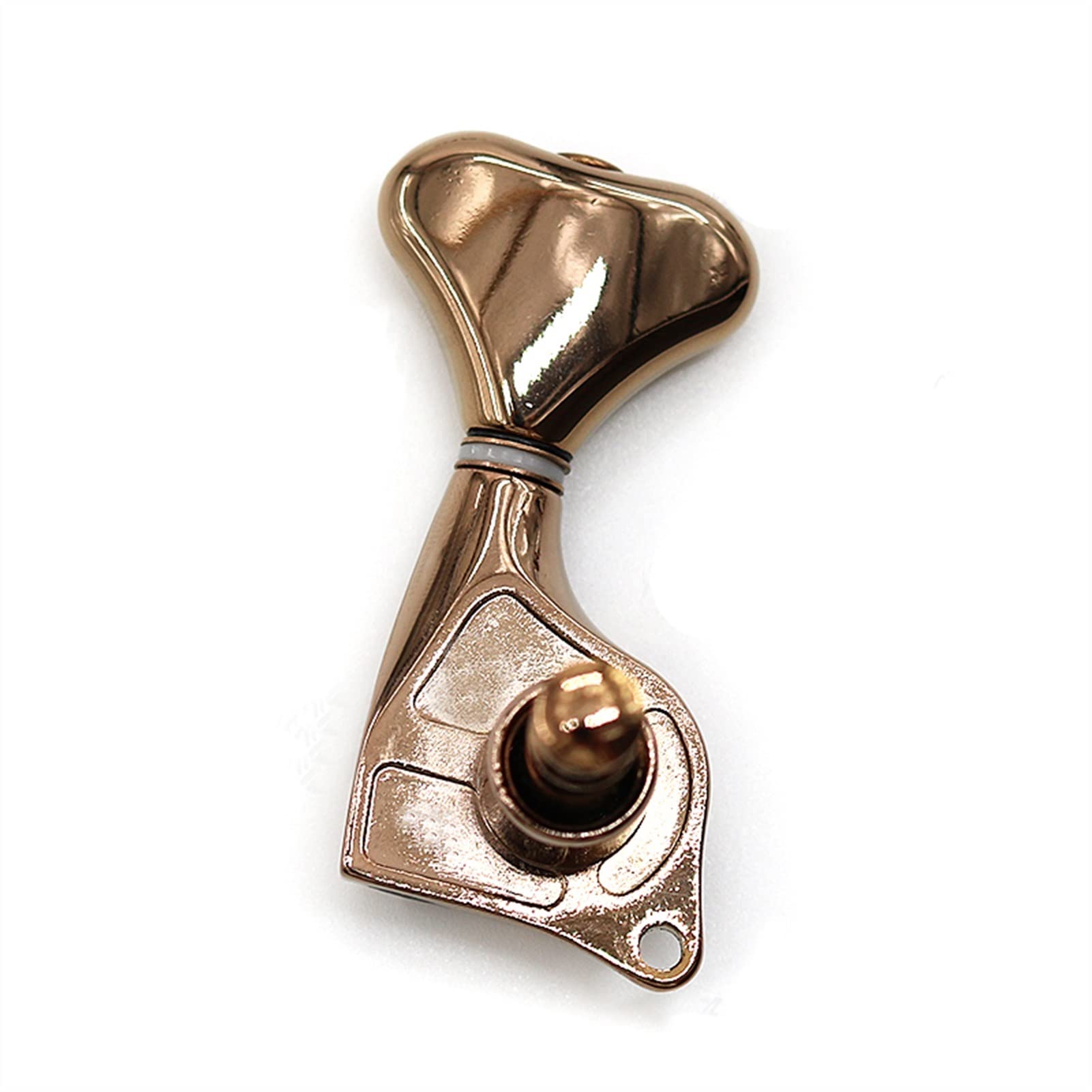 Stimmwirbel Gitarrensaiten Akustikgitarre Knob Welle String Rolle Butterfly Fishtail Tuner (Color : Bronze)