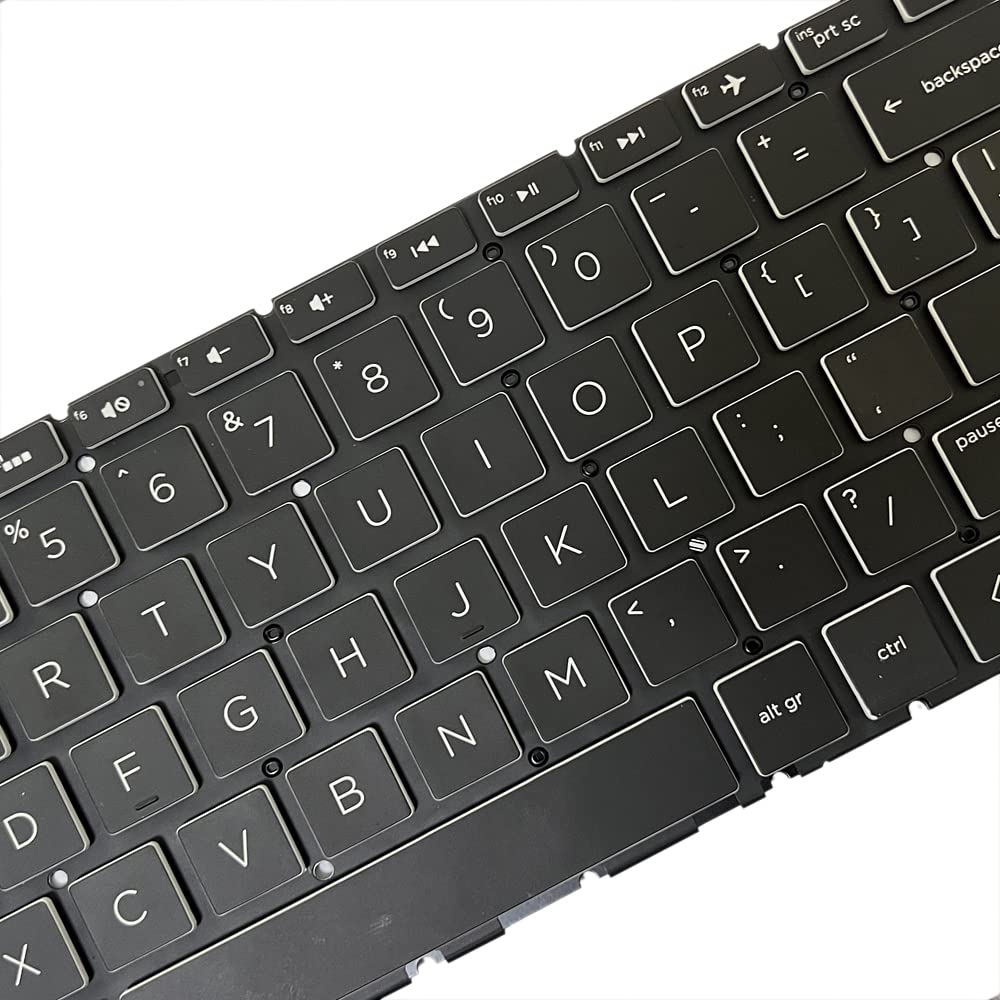 Gintai Tastiera di ricambio per computer portatili retroilluminata US per HP Pavilion Gaming 15-DK 15-EC 15T-DK 15-CR 15-CS PK1328B3A09