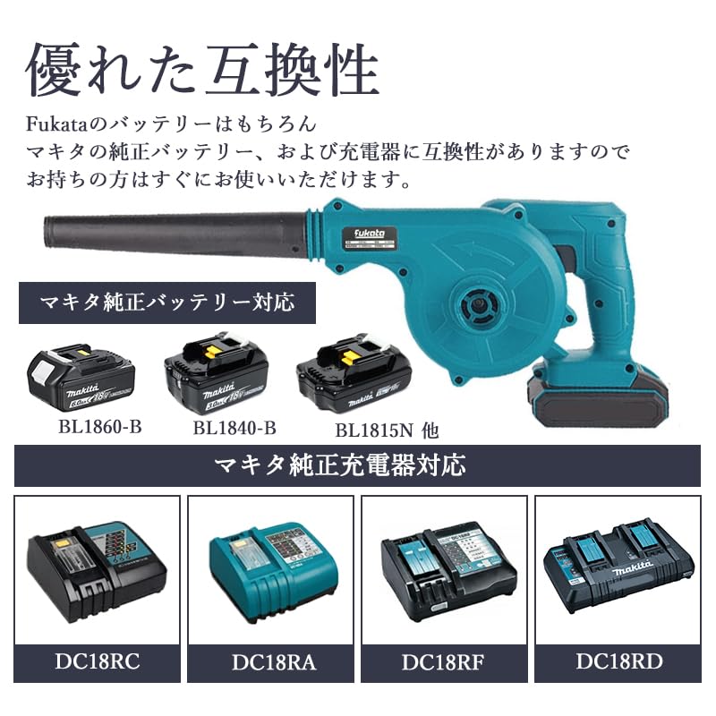 Amazon.co.jp: 18V充電式コードレスブロワー【バッテリー別売り】一台