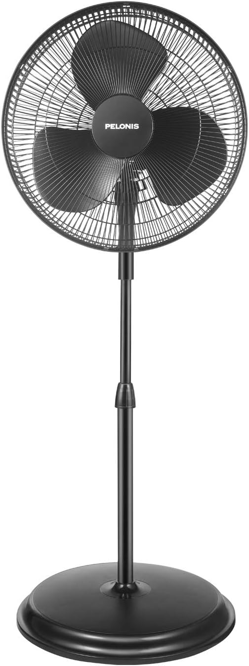 Amazon.com: PELONIS PFS40A2ABB 16'' 3-Speed Pedestal, Standing Fan for ...