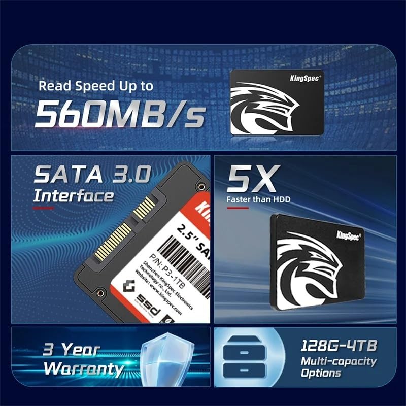 Amazon | 2.5インチSATA SSD、120GB 128GB 240GB 256GB 512GB 1TB 4TB