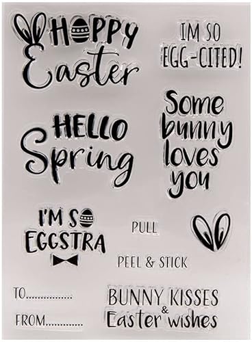 Miniatura 25 de MESYGK Small Blessings Words - Sello de silicona transparente transparente para álbum, tarjetas de goma para decoración de tarjetas y álbumes