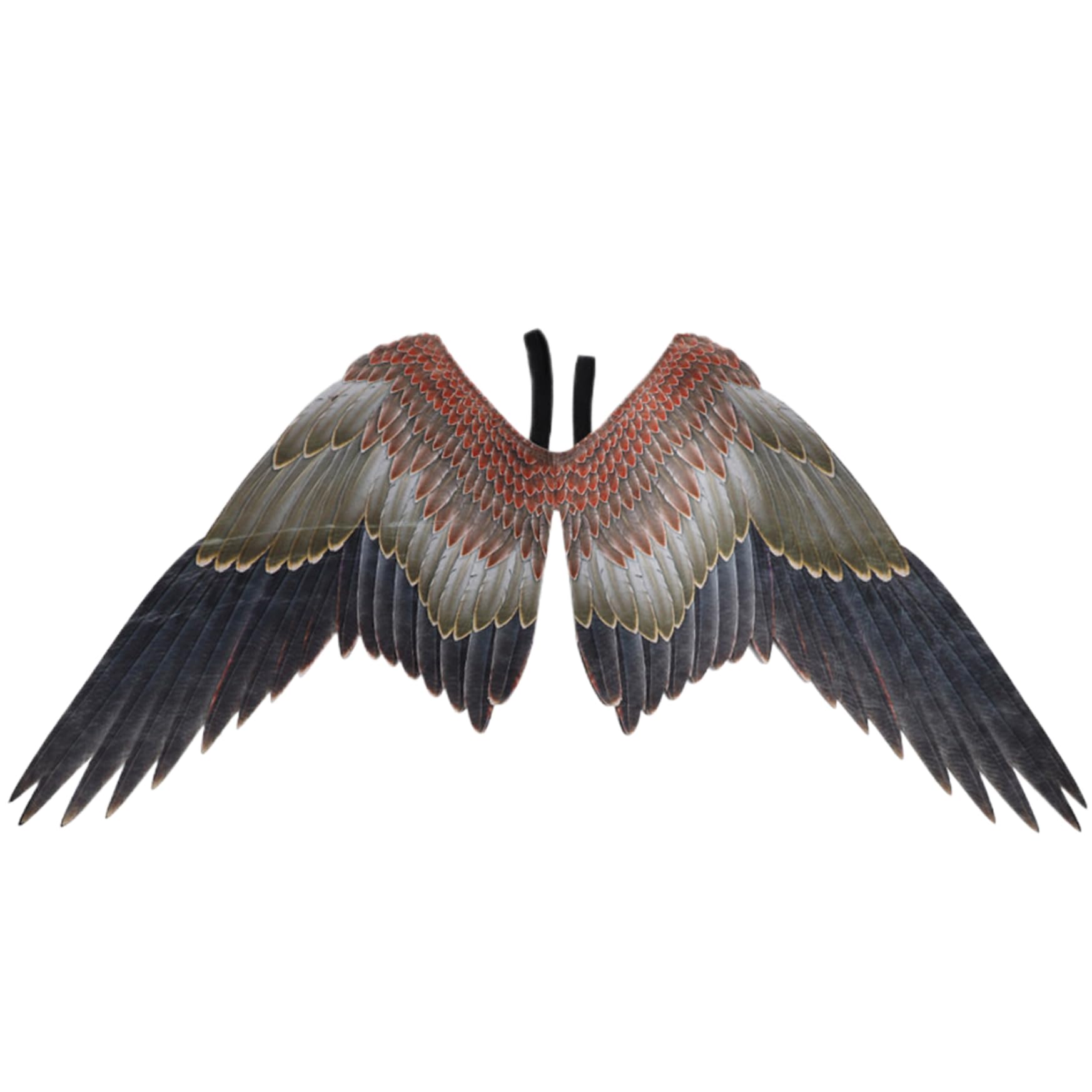 Costume d'aigle réaliste pour cosplay de faucons et ailes d'ange de costumes d'Halloween