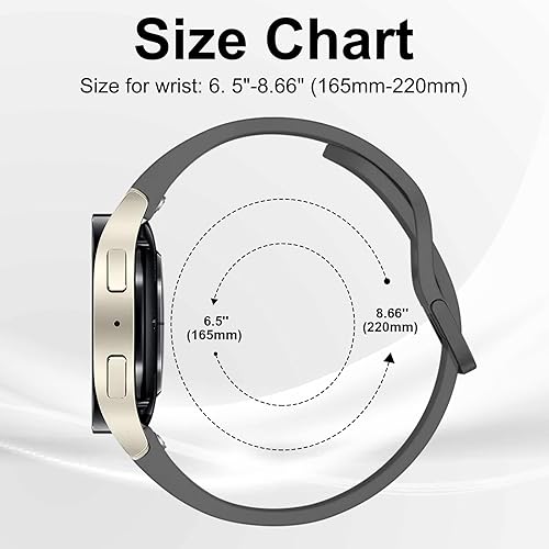 Miniatura 4 de Correas de un solo clic compatibles con Samsung Galaxy Watch 6 Band 1.732 in 1.732 in 1.732 in, Galaxy Watch 6 Classic 1.693 in 1.850 in, correa de