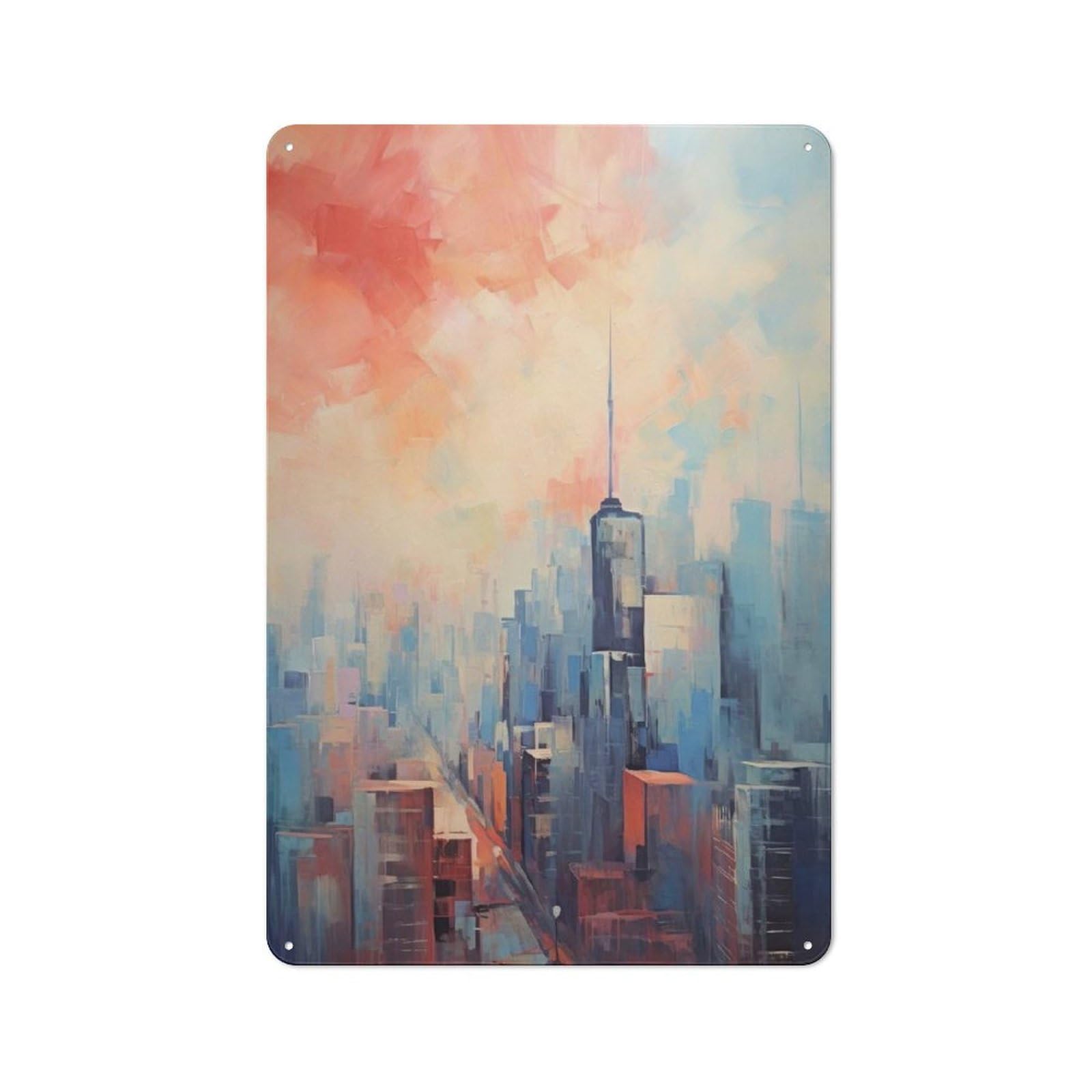 Metal Sign 30x20cm with Toronto Canada for Hallway Wall, Vintage Decor, for Vintage Wall Decor Fans, for Themed Room Decoration