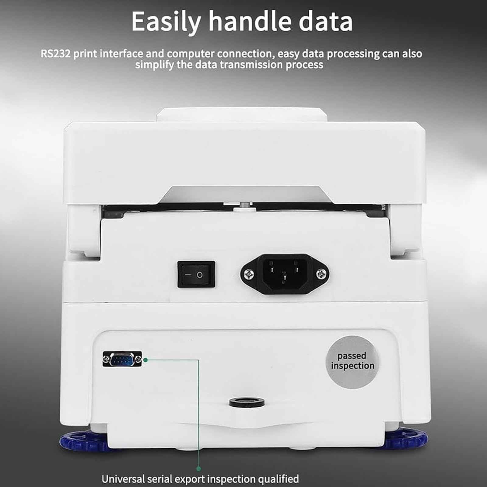 Halogenowy Analizator Wilgotności – Cyfrowy Tester Laboratoryjny Z Dokładnością 0,001g, Szybkie Ogrzewanie 60–200°C, Timer 1–99 Min, 2 Tryby Suszenia, Do Żywności, Rolnictwa & Medycyny 100g/0.001g