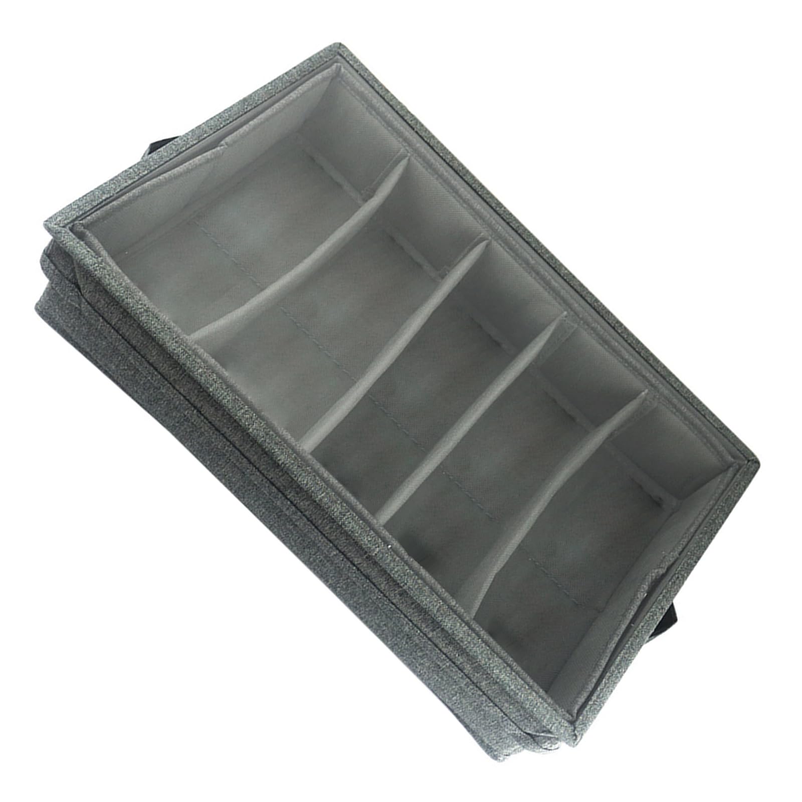 Kaeltsyn Compartments Utensil with Removable Dividers Carrying Handle Home Travel Stackable Utensil Hard Sided