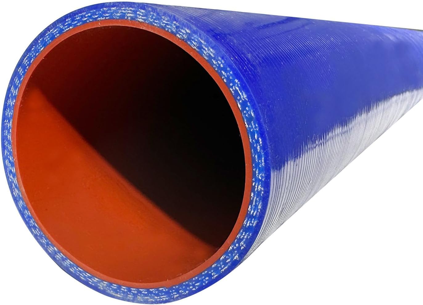 BST BSSP Radiator Silicone Coolant Hose 2.5" I.D. 3 Foot Stick Peterbilt Freightliner, 4 Ply Straight Hose W/Rubber lining
