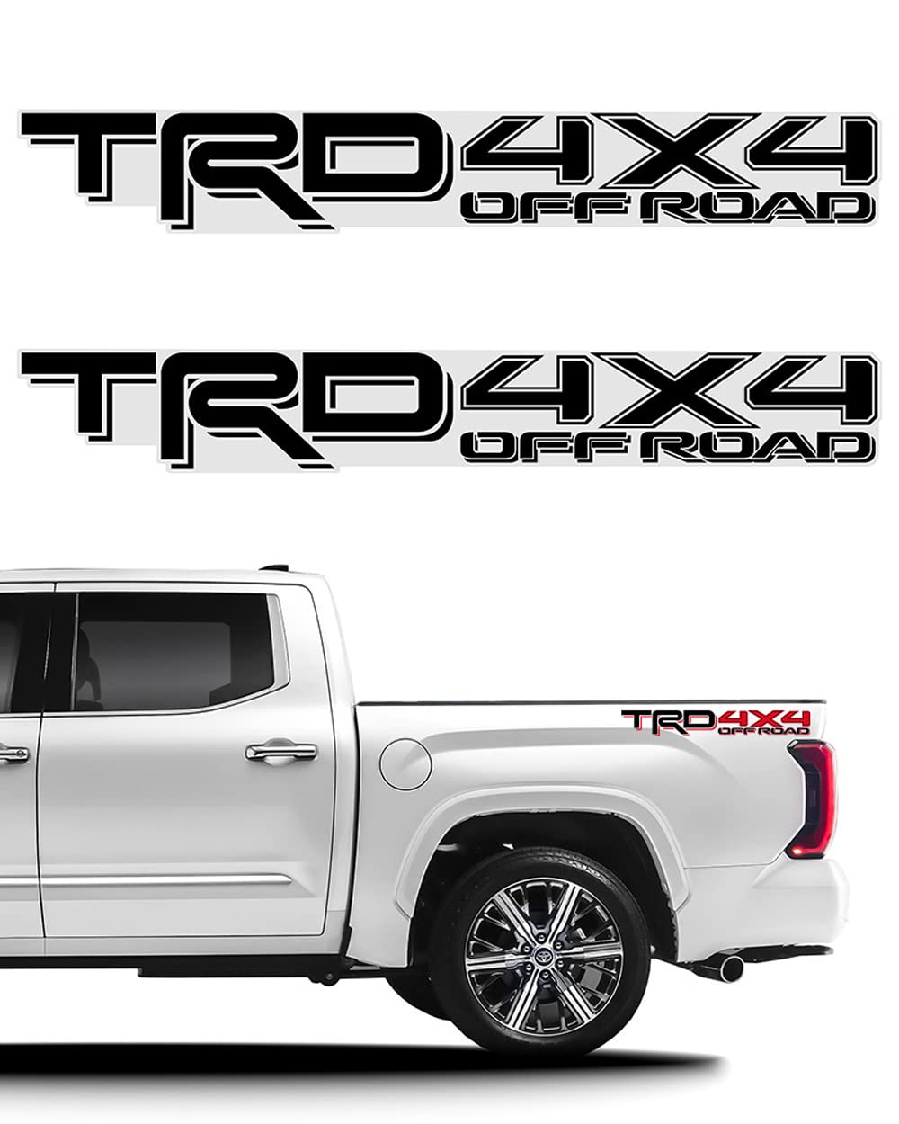LUMIMAN トヨタ TRD 4x4 オフロード デカール ステッカー タコマ 