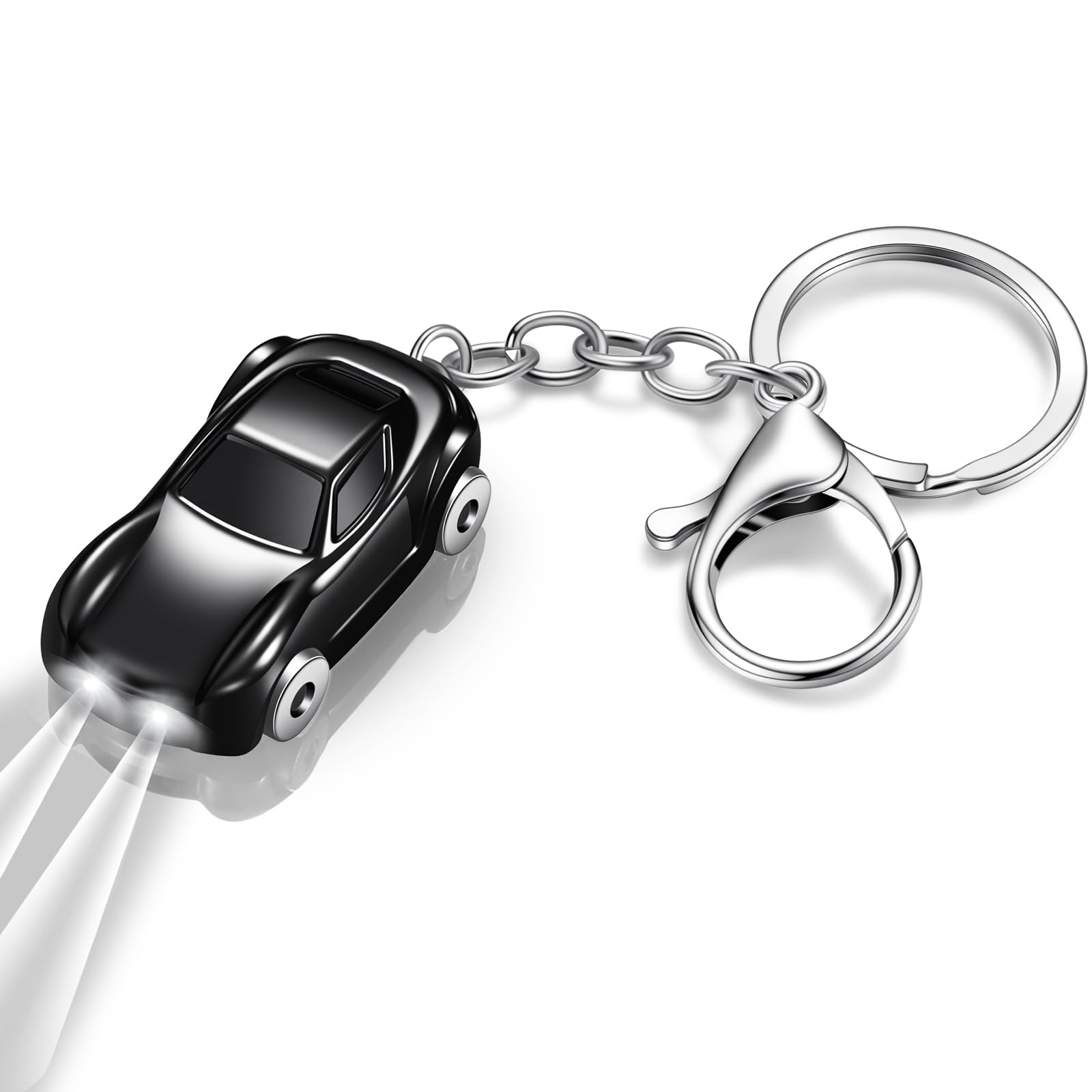 Frienda Creative Car Keychain with 2 Modes LED Lights