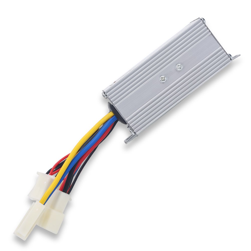 VGEBY Motor Speed Brush Controller 24V/36V/48V for Electric Scooter 250W/350W/500W (Size : 24V-350W) and Spare Supplies 24V Controller 350 Watts for Dingchang Go Bowman