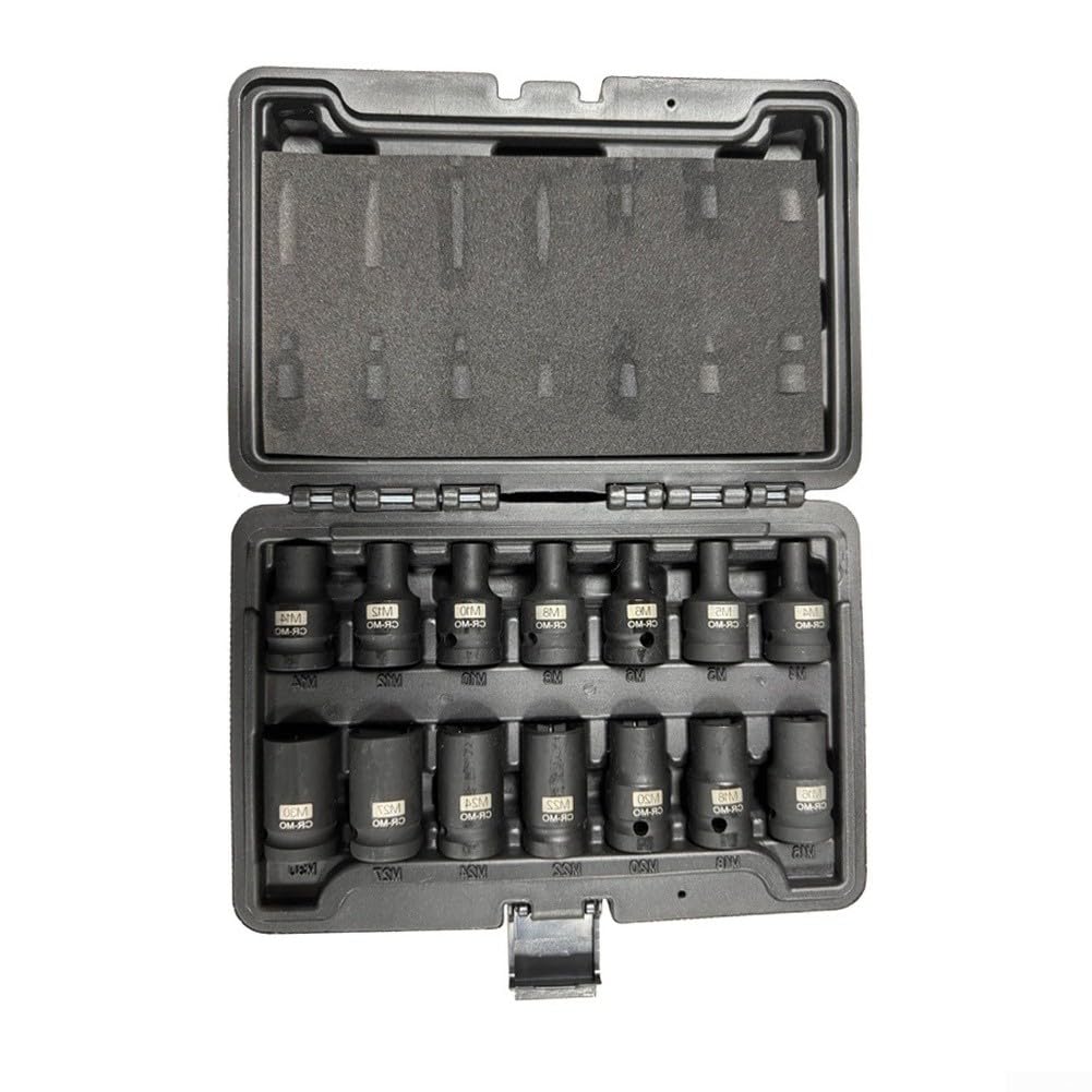 Chiavi a Cricchetto Reversibili 1/2 Pollice per Riparazioni(14-piece Set)