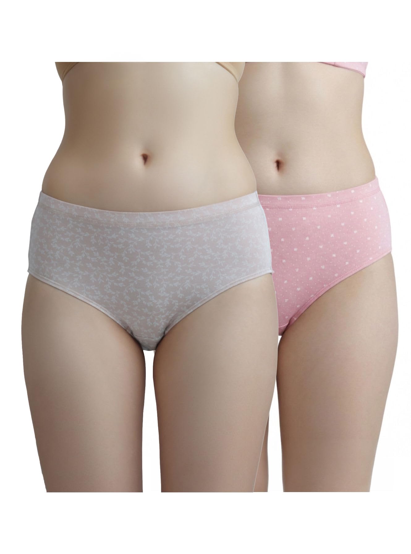 vstar MH14 Women's Modal Elastane Printed Hipster Panty Pack of 2-picture-23