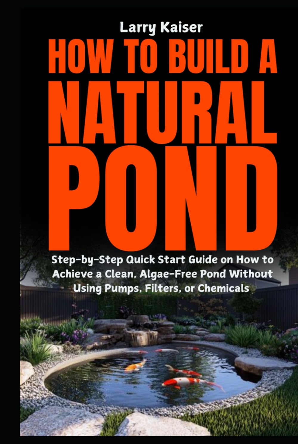How to Build a Natural Pond: Step-by-Step Quick Start Guide on How to Achieve a Clean, Algae-Free Pond Without Using Pumps, Filters, or Chemicals      Hardcover – February 25, 2025