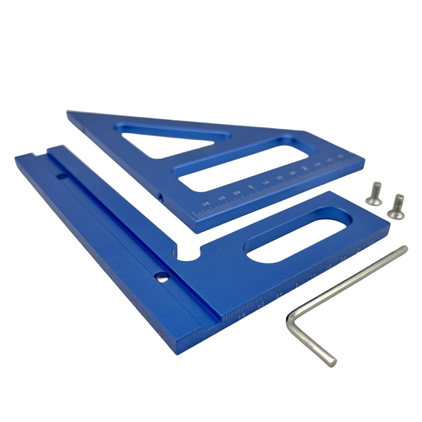 Ergonomic Triangular Scale with Not Slip Surfaces Accuracy Engineering Ruler for Comfortable Handling During Extended Use Not Slip Anodized Trilateral Scale