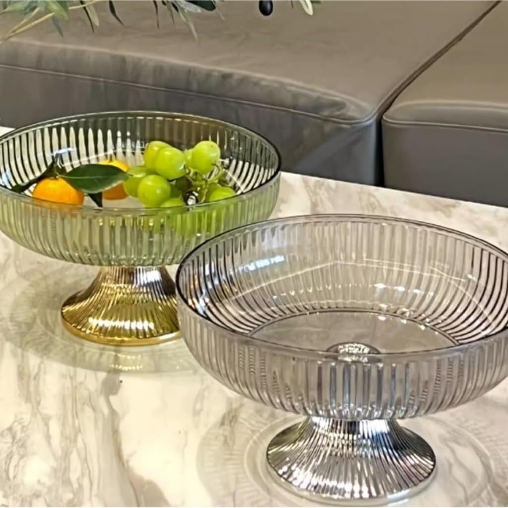 Boîte de rangement de fruits pour la maison et le salon – Organiseur de table basse pour collations, bonbons, noix et fruits secs