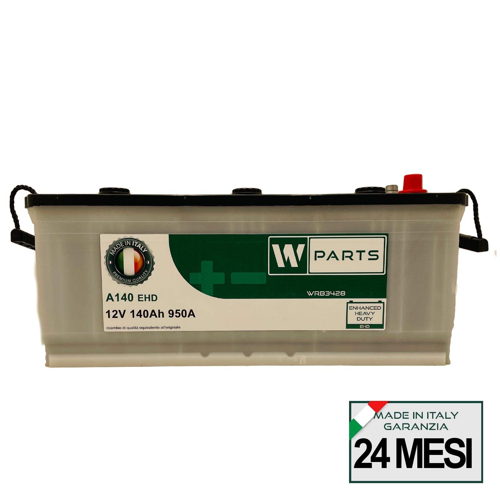 BATTERIA INDUSTRIALE CAMION AUTOCARRO 140Ah - 950A - Heavy Duty | 140 Ah |