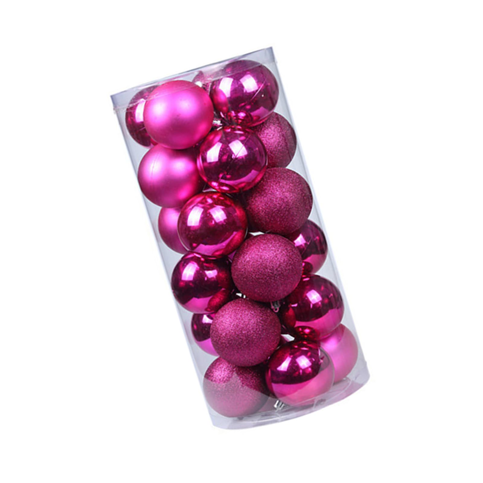Elnwnnkc Christmas Decoration Baubles Set for Holiday Decors Portable Shatterproof Ornament for Tree and Parties Shatterproof Christmas Decorations