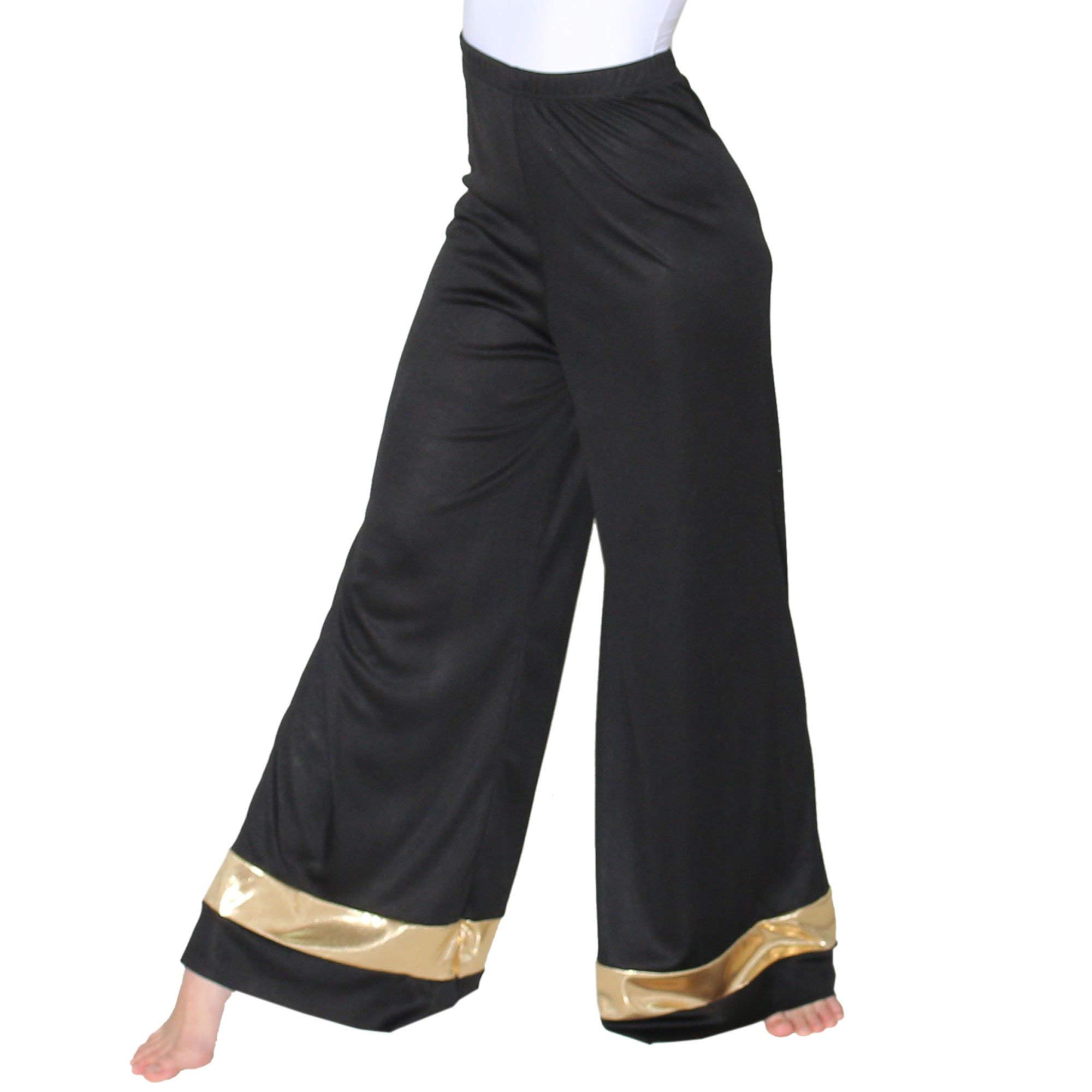 Danzcue Pantalón Palazzo Praise Dance para niñas