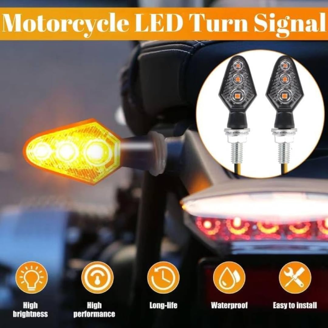 Mini Indicatori di Direzione Indicatori di direzione per moto Per BMW F800GT K1200R, luci LED per moto Per Ambra 8mm, Per Mini indicatori di direzione 12V, luci LED universali