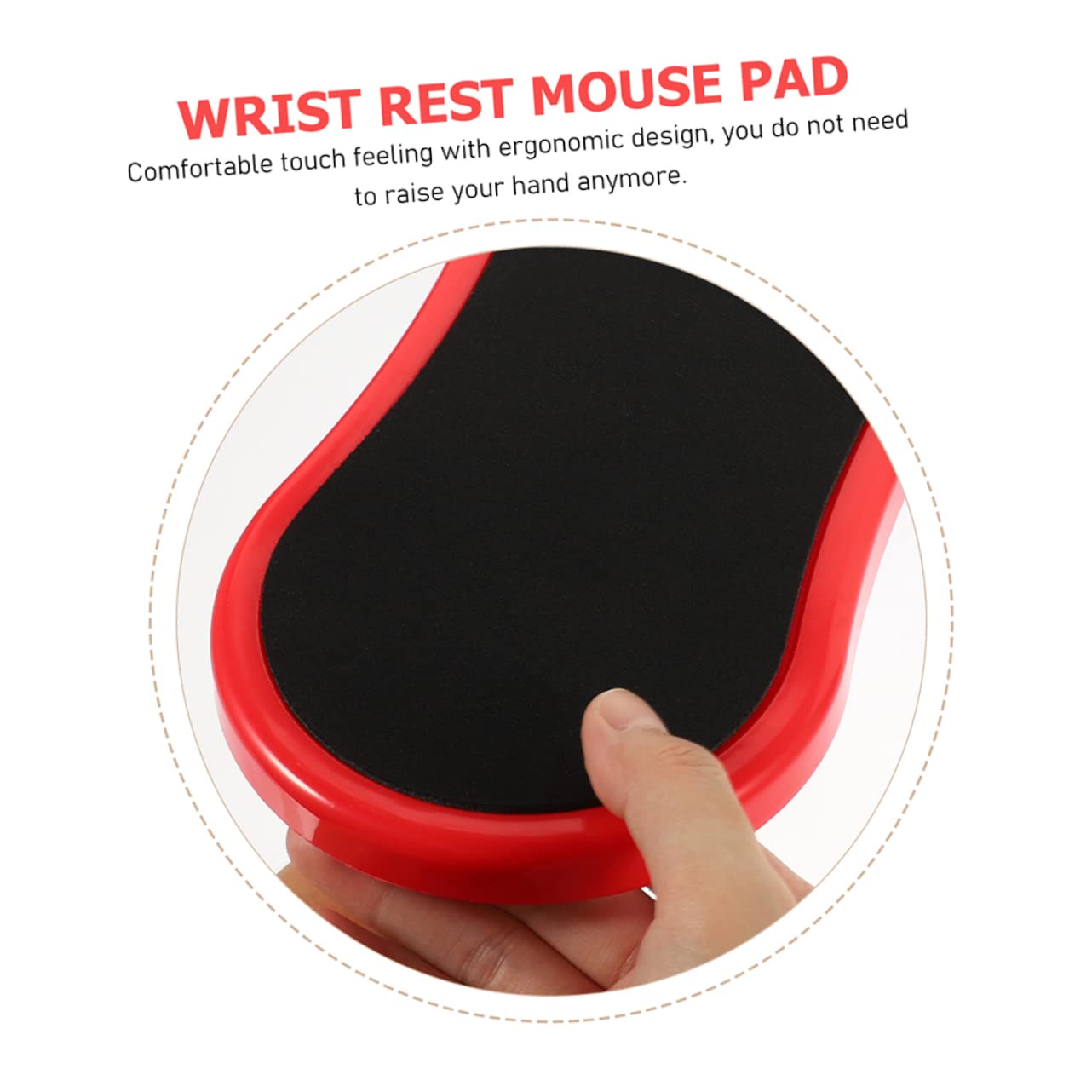 Housoutil 2 Pezzi Tappetino Per Mouse Ergonomico Poggiapolsi Tappetino Per Bracciolo Poggiapolsi Da Scrivania In Memory Foam Da Gioco Per Scrivania