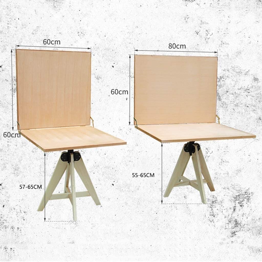 Caballete Multifuncional, Caballete De Madera Resistente para Mesa De Dibujo De Escritorio, Altura Ajustable, Adecuado para Artistas Profesionales,A