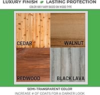 Vista 5 de Seal It Green Xtreme Marine Sellador de madera Protección de madera no tóxica a base de plantas para terrazas, muelles y valla de madera