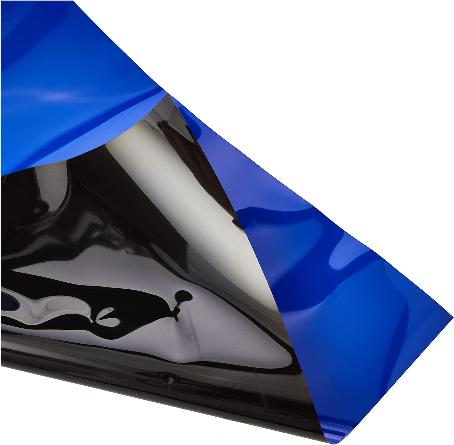 Amtra Sfondo Doppio Black/Blue - Sfondo Poster per Acquario, Decorazione a Doppia Stampa HD, Double Face, Impermeabile, Formato 45x100 cm