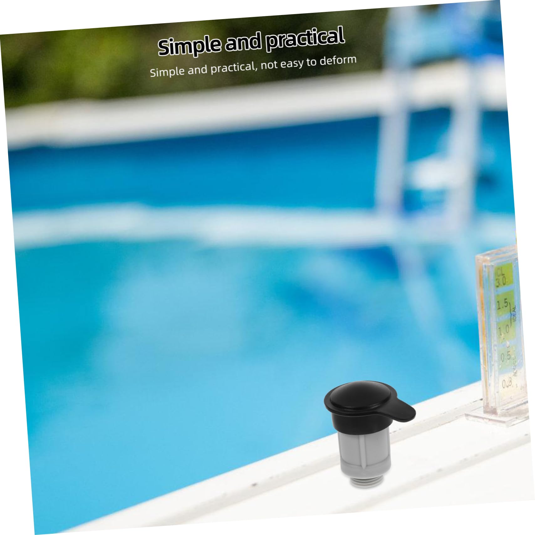 2 Pezzi Valvola Iniezione per Piscine Fuori con Adattatore Aria Compatibile Sostituzione Valvola Sfiato Installazione e Materiali Resistenti per Manutenzione