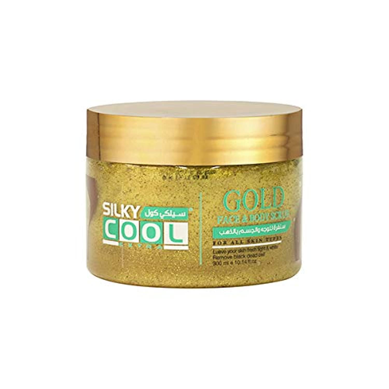 SILKY COOL GOLD FACE & BUDY SCRUB 300ML