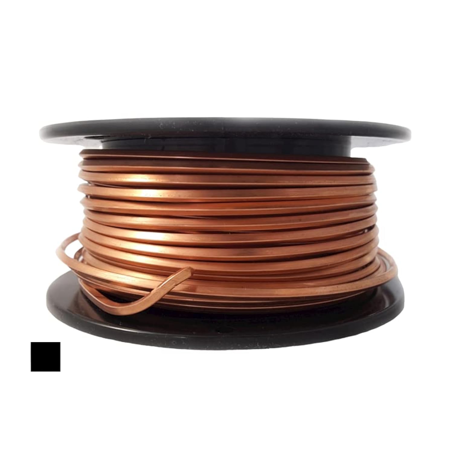 99,9 % reiner Kupferdraht, 10 Gauge, quadratisch, weich, 7,6 m CRAFT WIRE