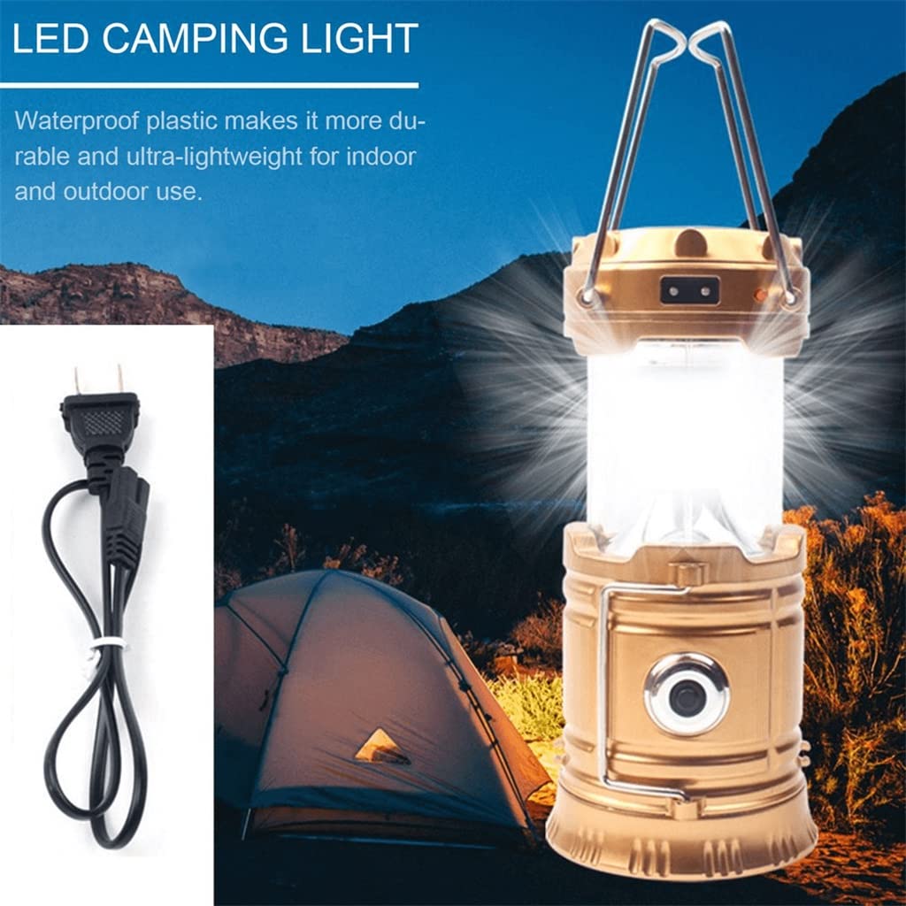 Three in One Multifunctional Portable LED Camping Light Solar Spotlight Fishing Tent Light Outdoor Flashlight with Fan