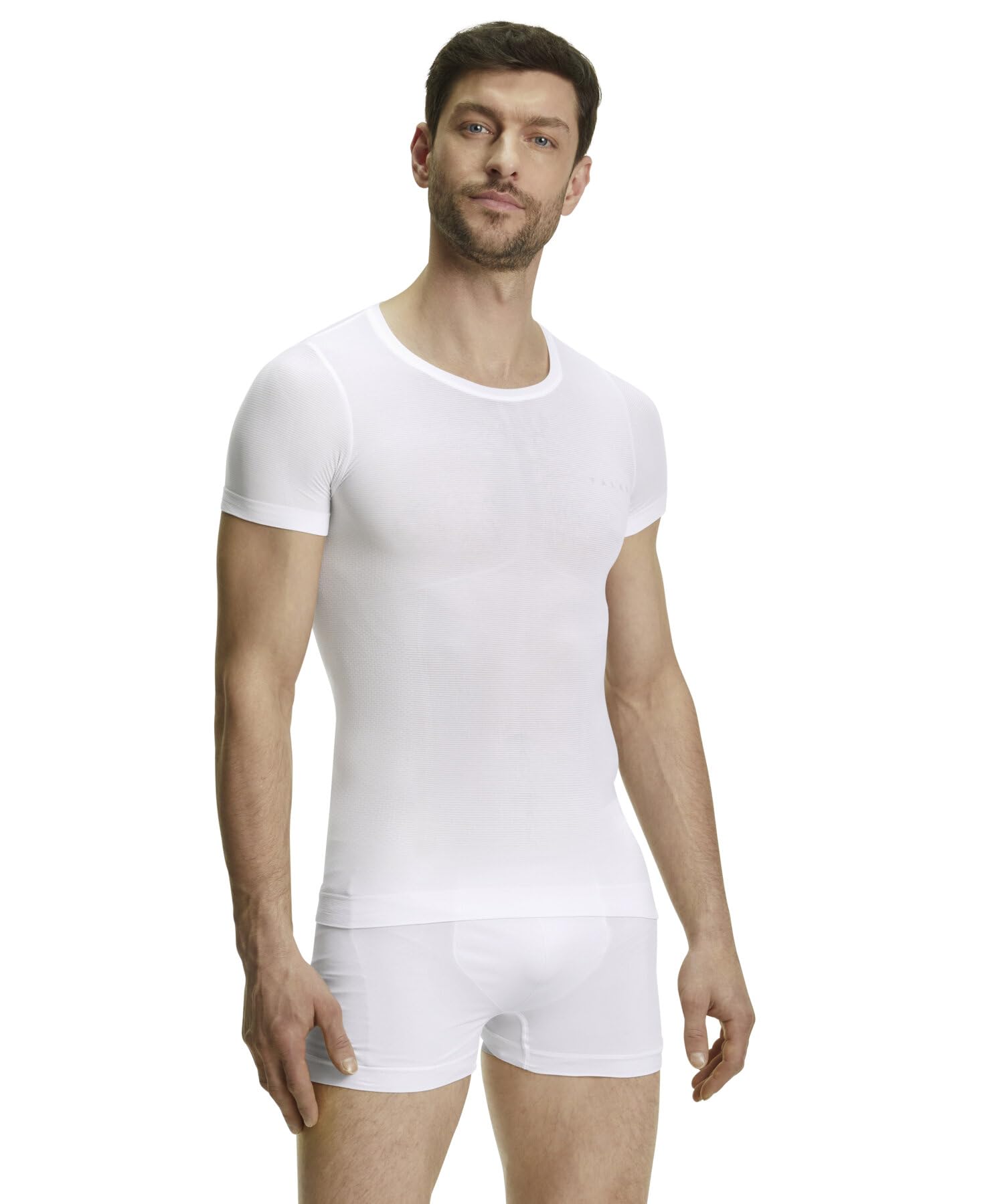 FALKE Herren Ultralight Cool Funktionsshirt Kurzarmshirt warme bis heiße Temperaturen ultraleicht kühlend Funktionsunterwäsche schnelltrocknend atmungsaktiv nachhaltiges Funktionsmaterial 1 Stück