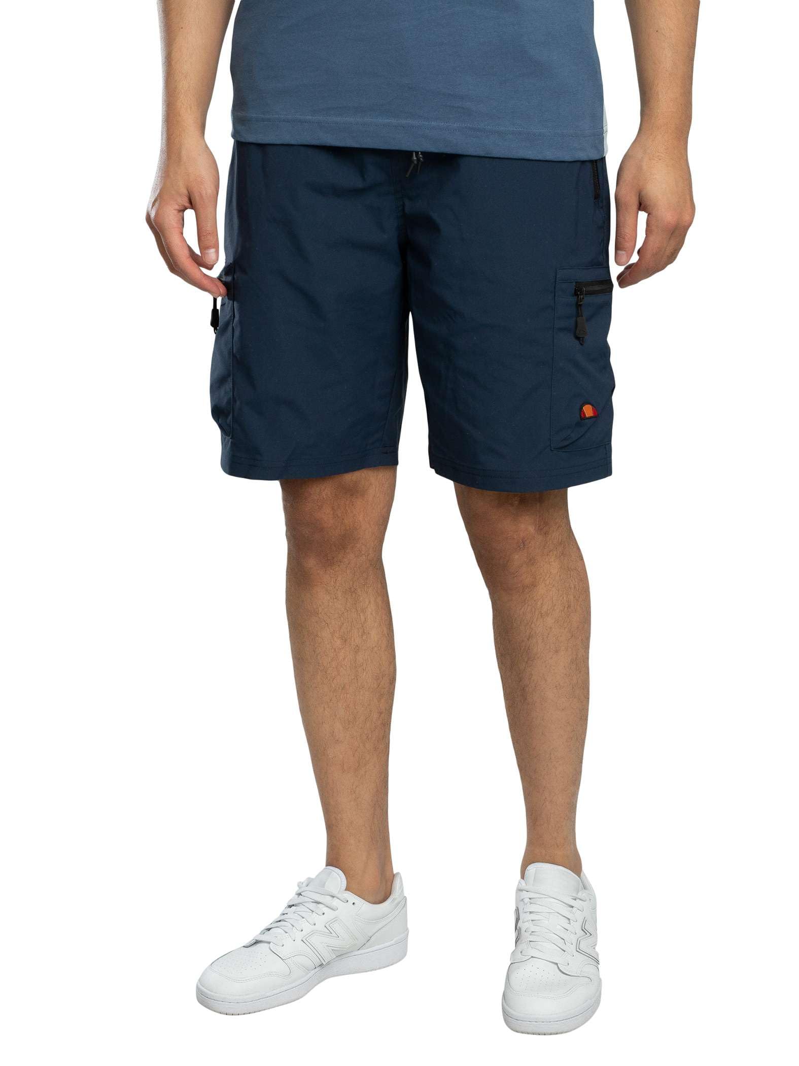 Ellesse Men's Navy Bullseye Cargo Shorts, S