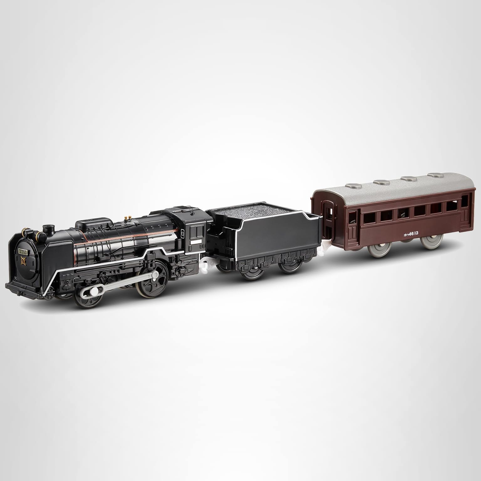 プラレール Amazon | プラレール S-28 ライト付D51 200号機蒸気機関車 | 電車