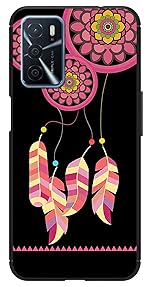 Solimo Mobile Case Rubber Pouch for Oppo A16 (SOLOPPOA16CF0220_Multicolor)