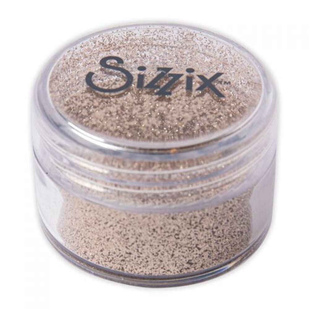 Sizzix Making Essential-Fine Biodegradable Glitter, Rose Gold, 12g, 665458, One Size, Multicolor