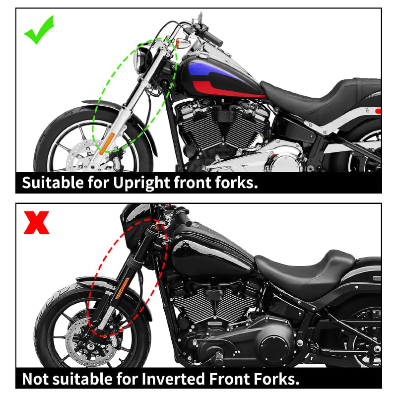 Image of TCMT Quarter Fairing Bracket Mount Fit For Harley Softail 2018-2020 2025 Street Bob FXBB 2018-2020 Low Rider FXLR 2020-2024 Softail Standard FXST