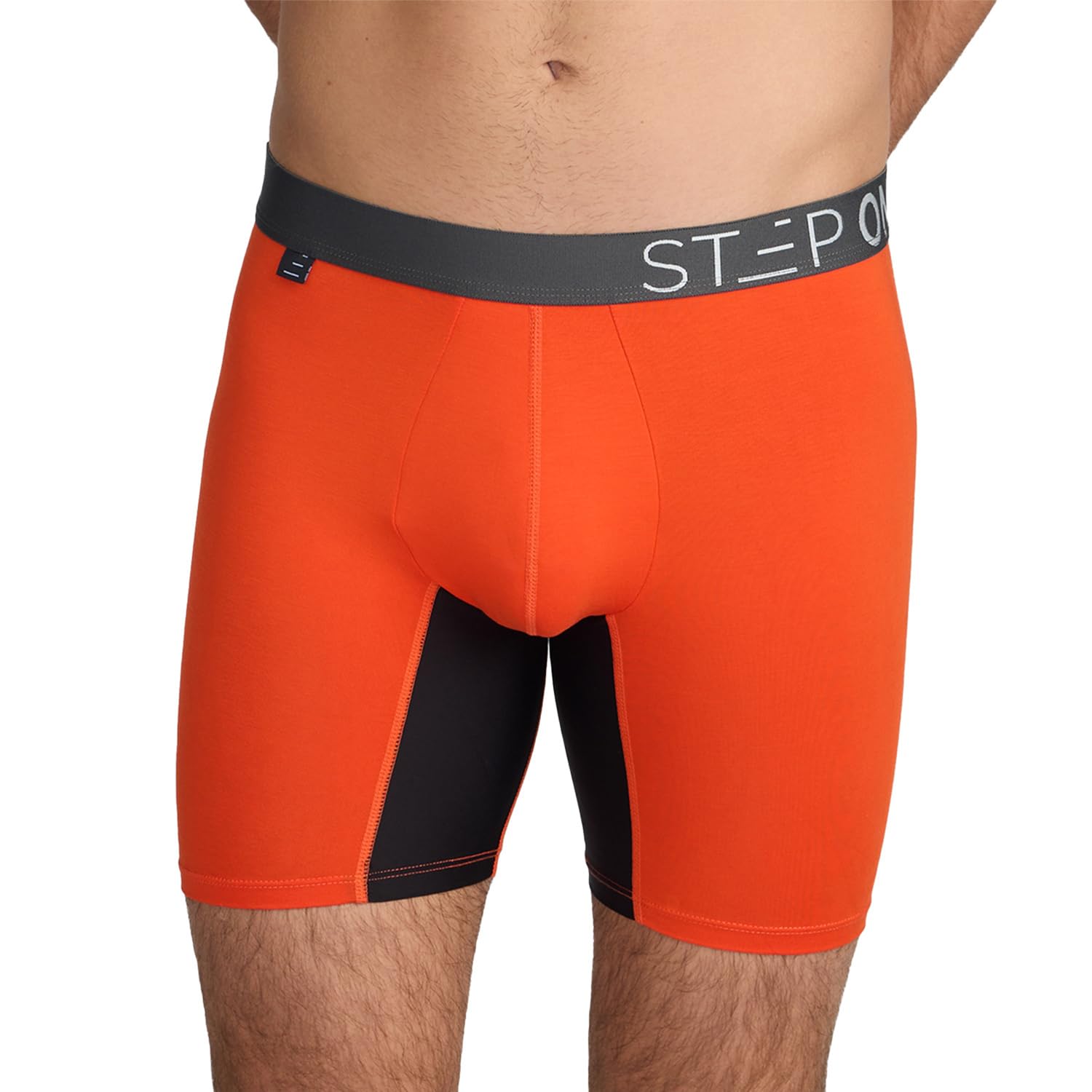STEP ONE Mens Boxers Shorts, 1 Pair, Anti Chafing Underwear for Men, Moisture-Wicking Boxer Shorts...