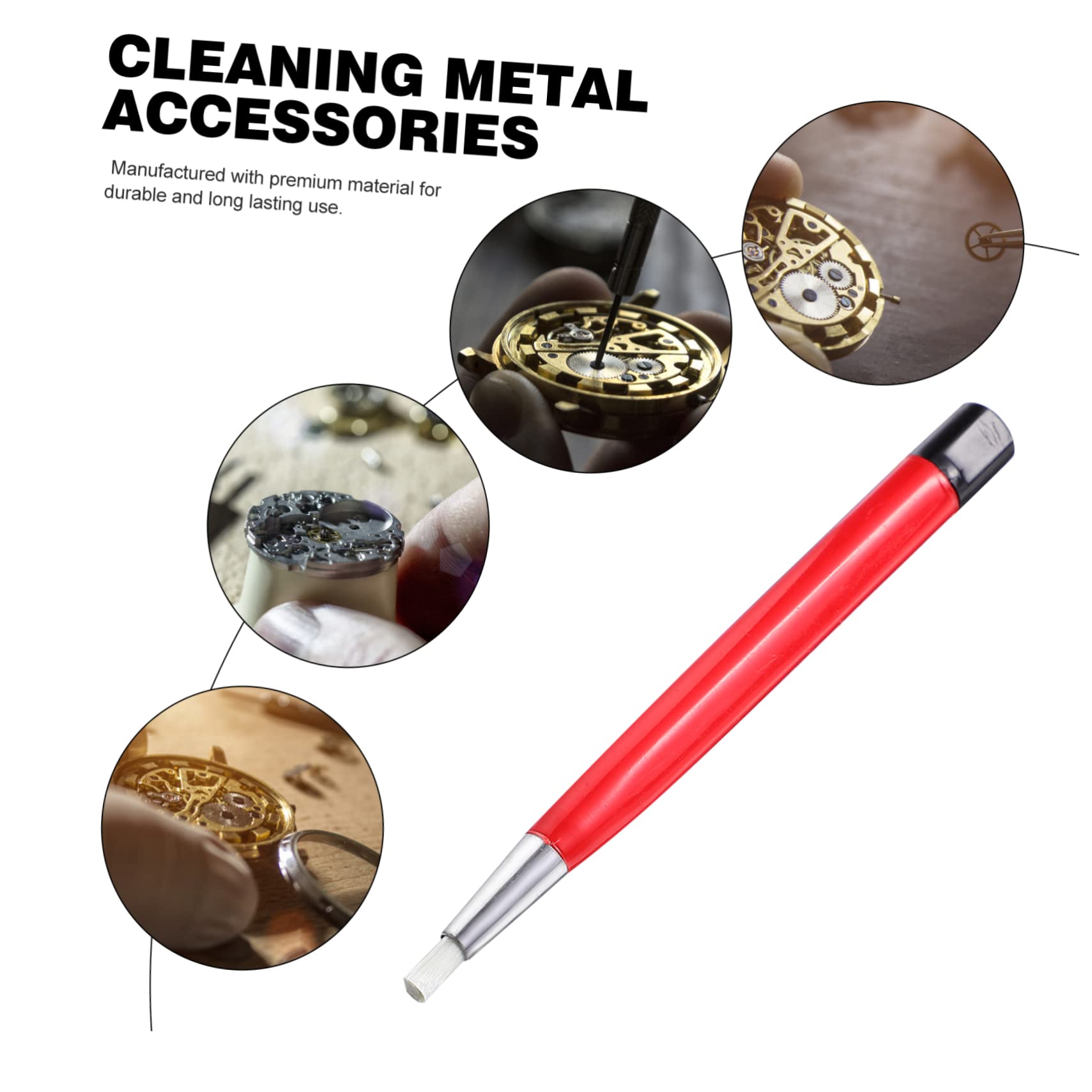 VILLFUL Precision Clock Cleaning Pen Lubricant Tool for Watch Jewelry Maintenance Use Cleaning Brush for Metal Accessories - Image 3