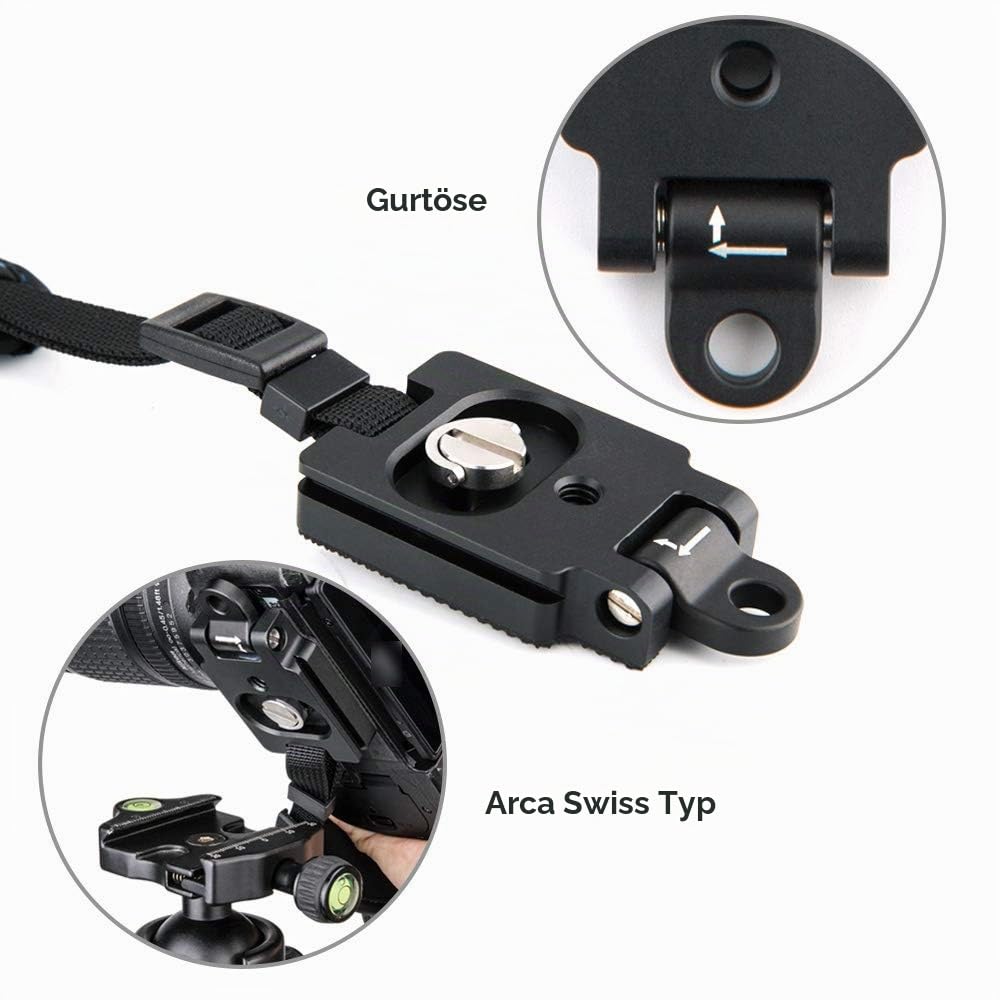 JJC Handgriff Handschlaufe für DSLR-Kamera (mit Arca-Typenschild)