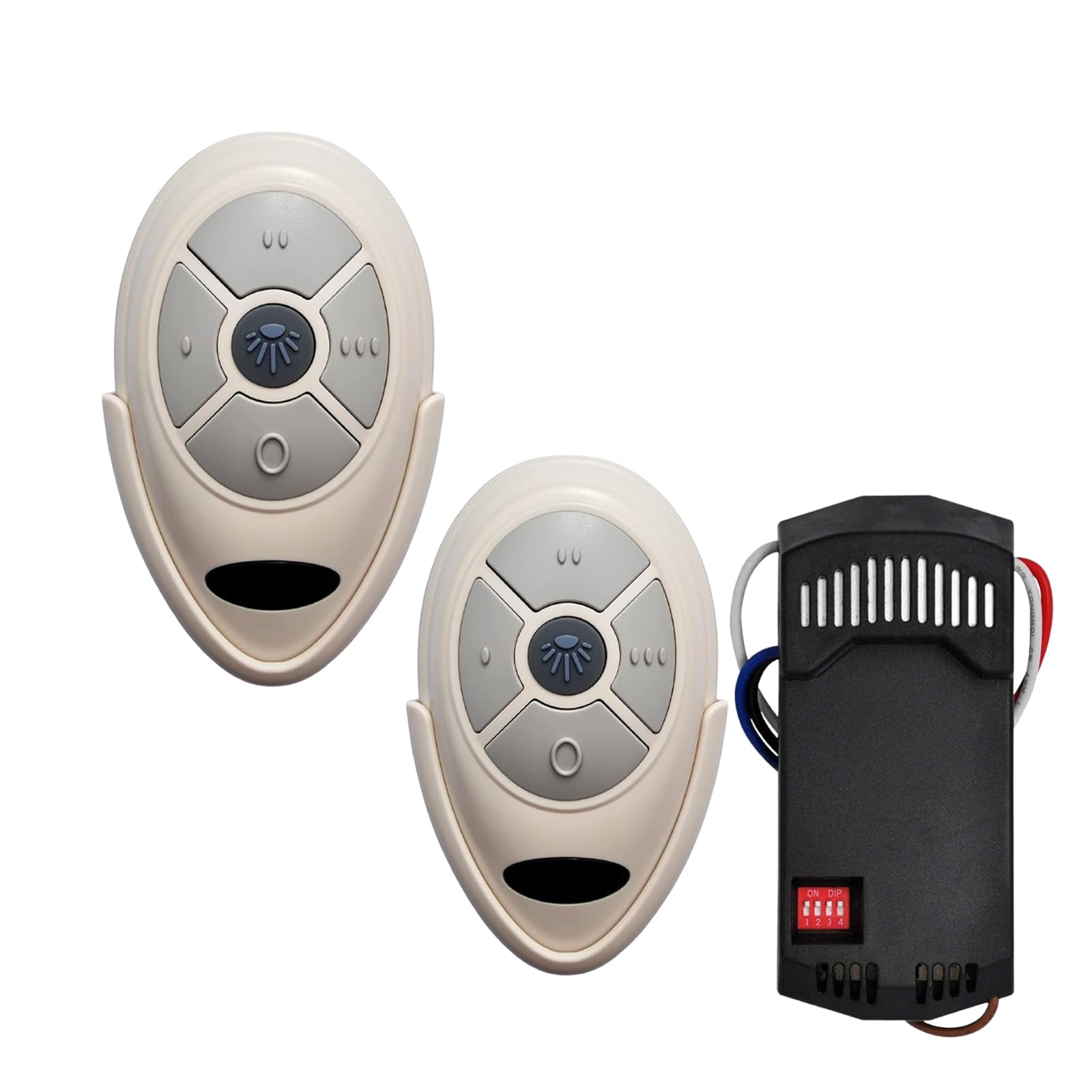 Fan Light Remote Control HCDZ Replacement Remote Control For Harbor Breeze  Ceiling Fans - TG44OSB3D1RC, TG44BNK3D1RC Models Ceiling Fan Remote Kit, image size:1600x1600