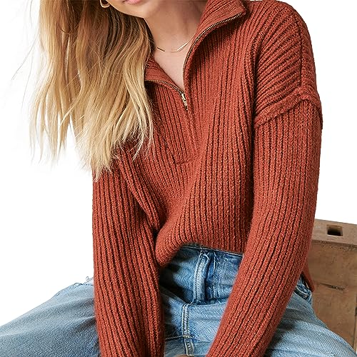 Image of Lucky Brand 1 /2 Zip Pullover Sweater