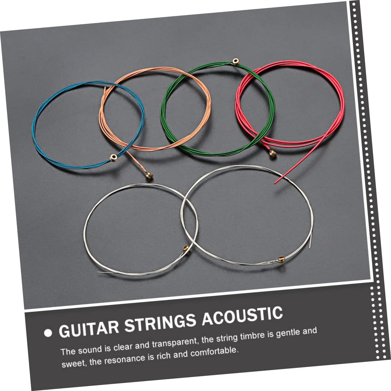 ifundom 24stücke Gitarrensaiten Aus Ersatzsaiten Für Folk-gitarre Hochwertige Langlebige Gitarrensaiten Optimale Klangqualität Für Musiker Für Akustik Und Klassikgitarre
