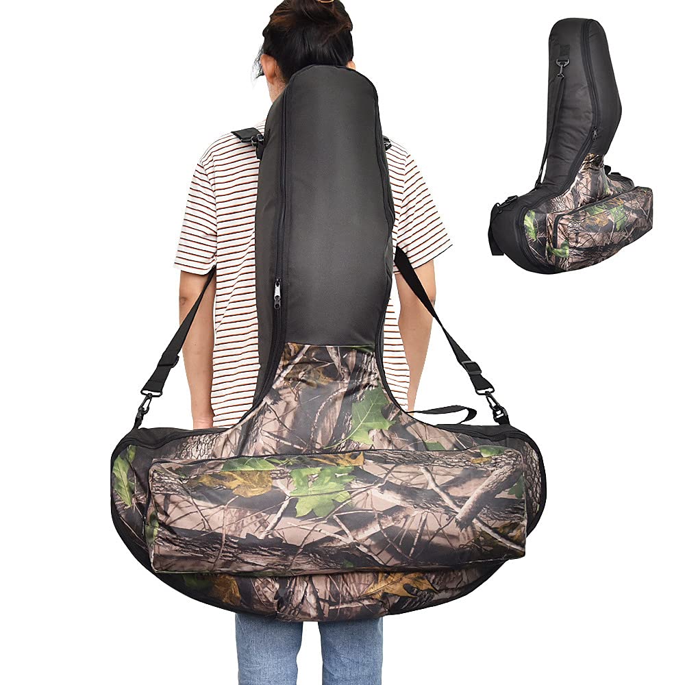 Étui d'arbalète réglable Sac de Rangement pour arbalète en Forme de T Sac de Transport de Chasse à l'arc de Grande capacité