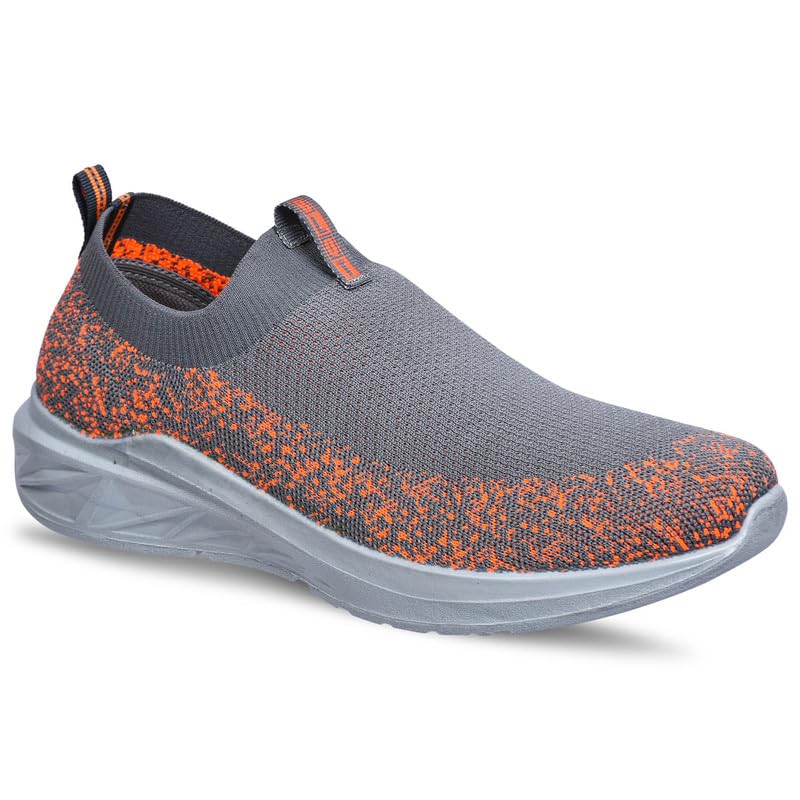 PARAGON PUK3504GS Walking Shoes for Men |Breathable Knitted Sports Shoes with Stylish Design, Comfortable Cushioned Insole, Ankle Elastic for Good Fitting | Ideal for Everyday Use Grey (B0CJR9NYTT) Amazon Price History, Amazon Price Tracker