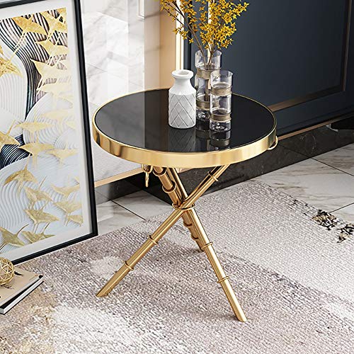Tempered-Glass-Side-TableGold-Stainless-Steel-Base-Telephone-TableCorner-TableLiving-Room-Furniture19622 Tempered Glass Side TableGold Stainless Steel Base Telephone TableCorner TableLiving Room Furniture19622