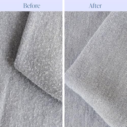 Nori Trim Fabric Shaver - Lint Remover for Clothes & Furniture Couch Pilling - Sweater Pill Remover - Clothes Shaver with 6 Precision Blades - Wireless and Rechargeable - Blue - Image 6